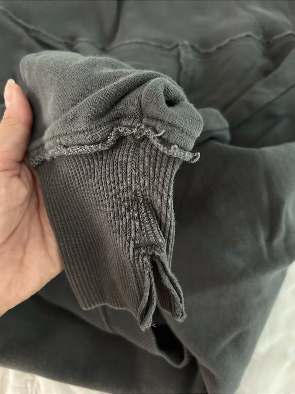 Aerie Oversized Grey Size XS Pullover Crewneck Sweatshirt